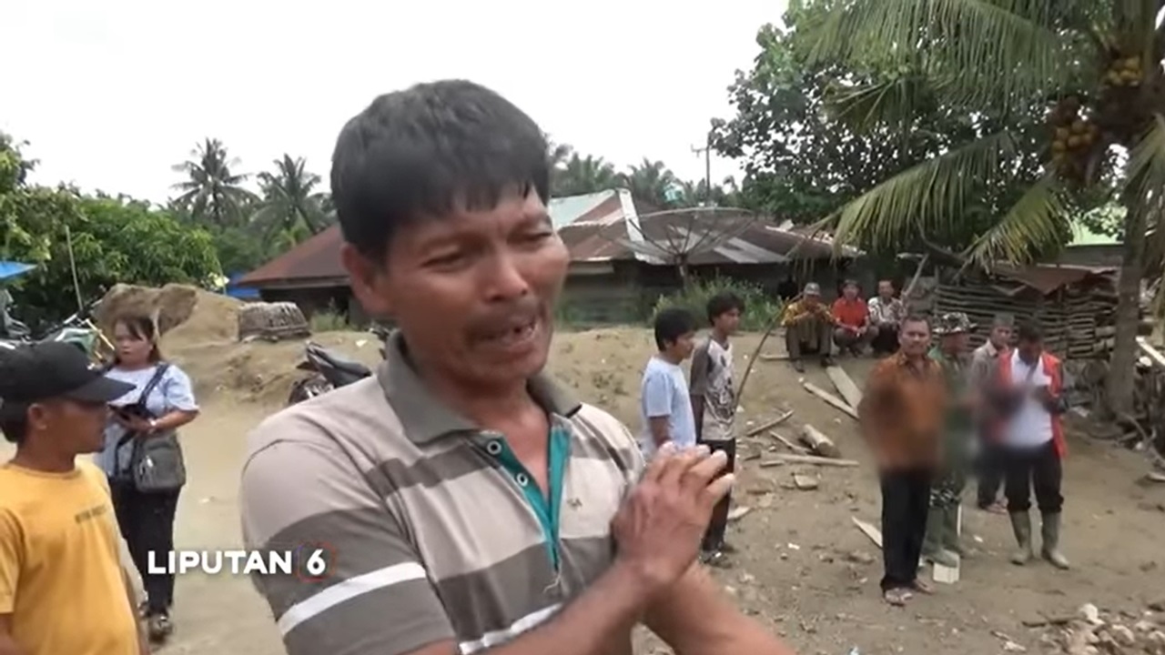 MENYELAMATKAN: Ranto Sihombing, ayah yang bertarung dengan buaya untuk menyelamatkan putranya dari terkaman hewan buas itu.