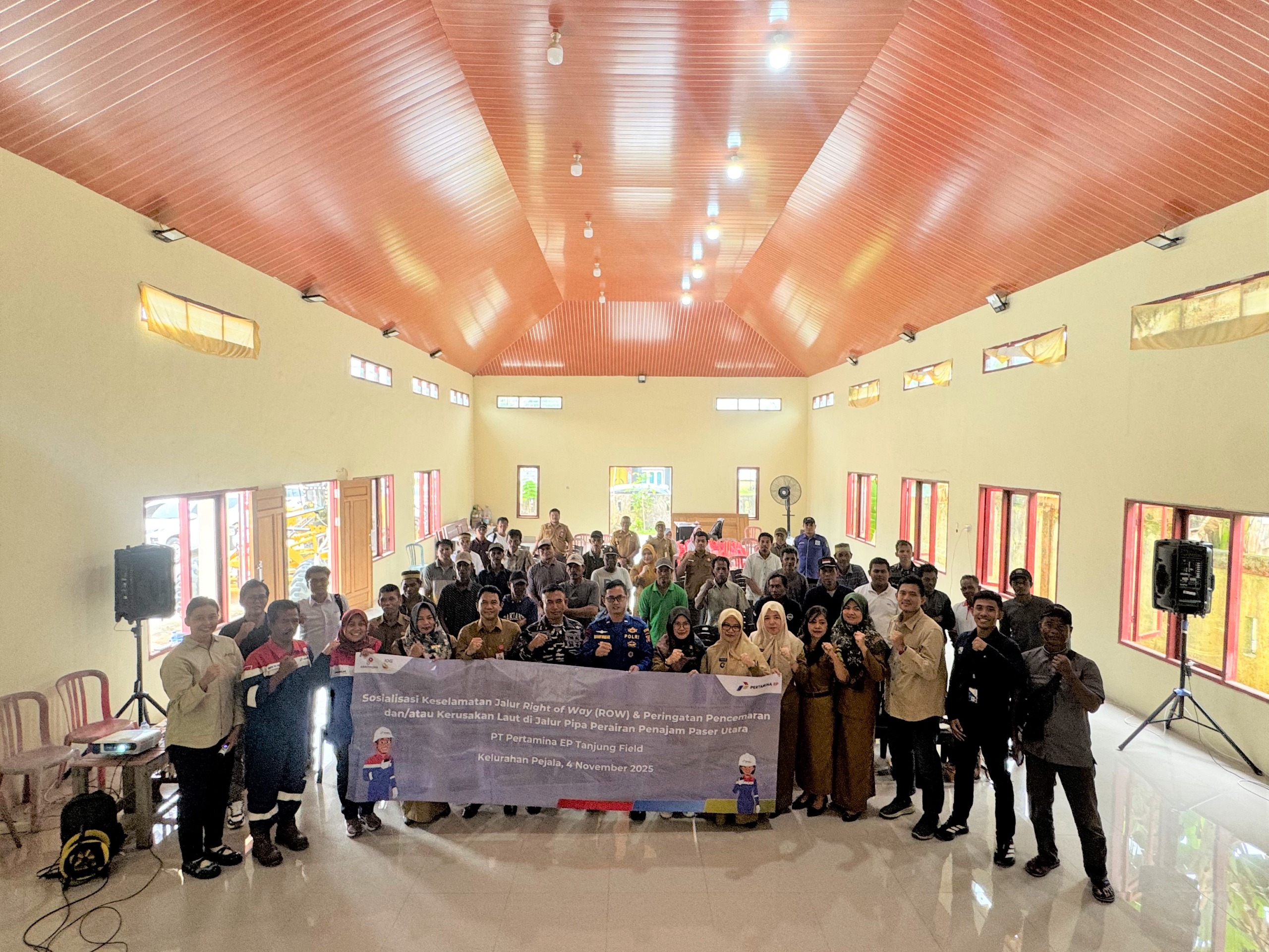 SOSIALISASI: PEP melakukan sosialisasi keamanan pipa kepada warga dan pemangku kepentingan di PPU.