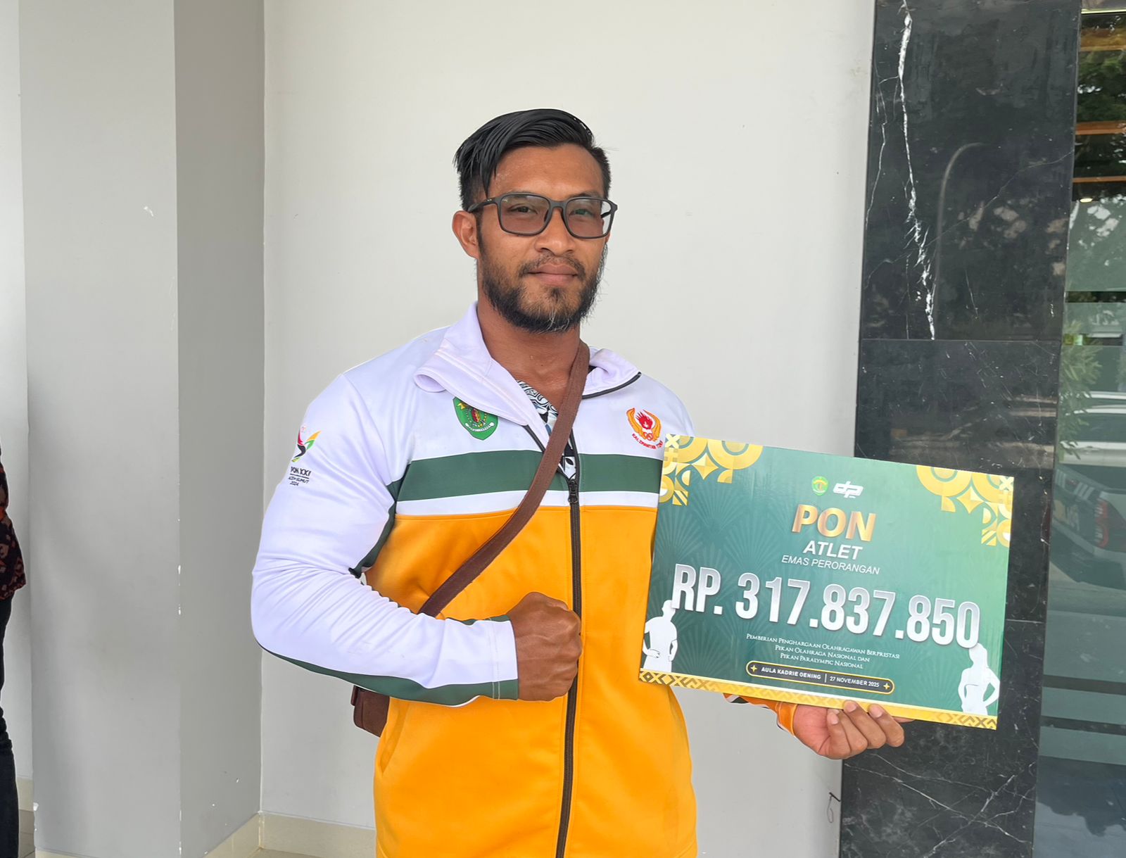 Atlet bina raga Kaltim, Sujarwanto, peraih medali emas PON XXI/2024 Aceh&ndash;Sumut.