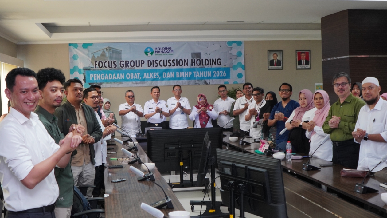 KONSOLIDASI: FGD Hybrid terkait Holding Pengadaan Obat, Alat Kesehatan dan Bahan Medis Habis Pakai Tahun 2026.
