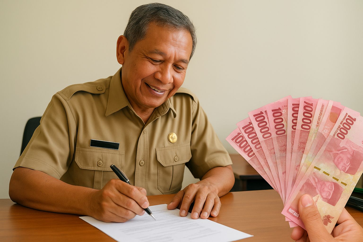Ilustrasi pensiunan PNS.
