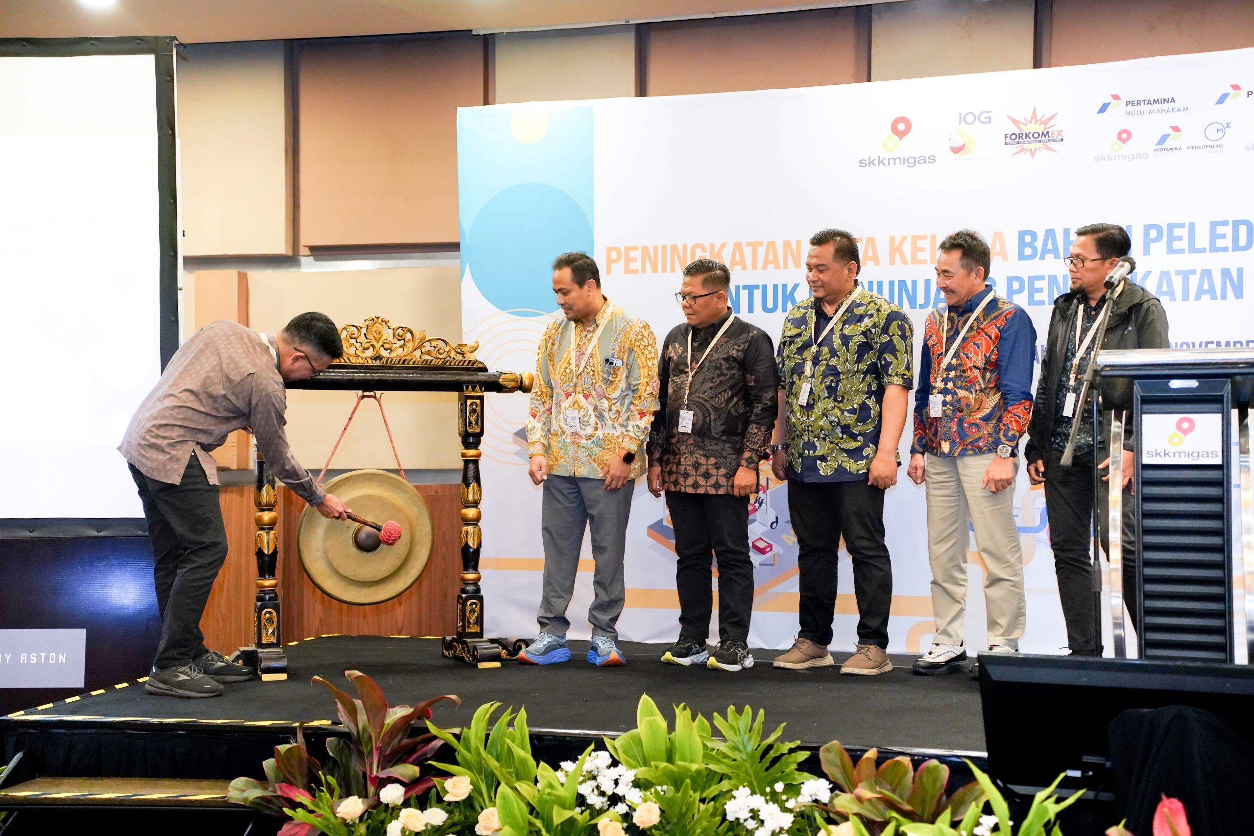 TUAN RUMAH: PT Pertamina Hulu Mahakam (PHM) menjadi tuan rumah penyelenggaraan Workshop Safety Gudang dan Bahan Peledak Semester II Tahun 2025.