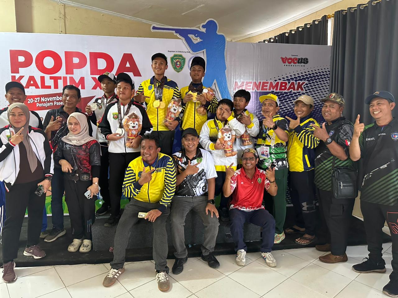 PUAS: Tim menembak Kaltim cukup puas dengan hasil di Popda PPU.