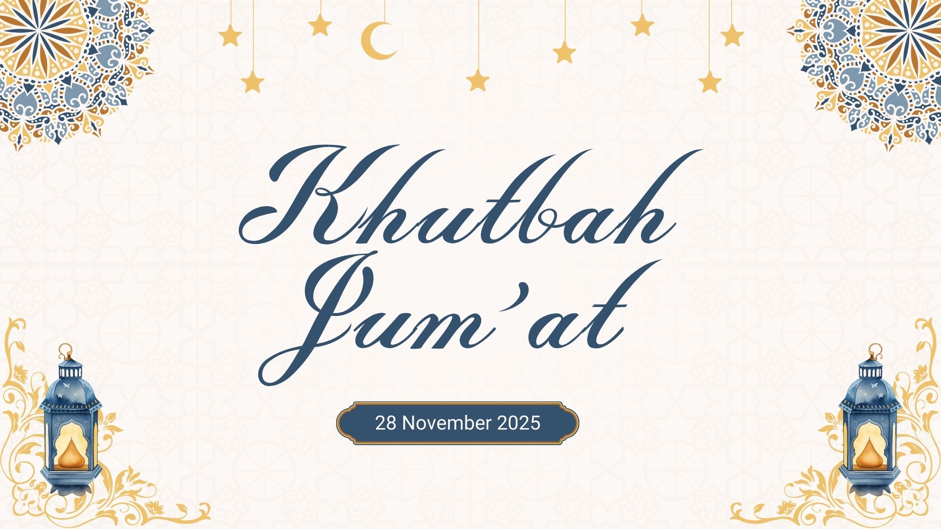 Naskah khutbah Jumat terbaru, 28 November 2025.