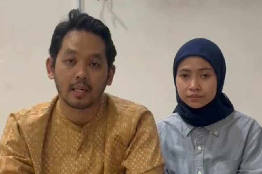 Alvin dan Anita menyampaikan permintaan maaf usai viral tumbler Tuku hilang di KRL.