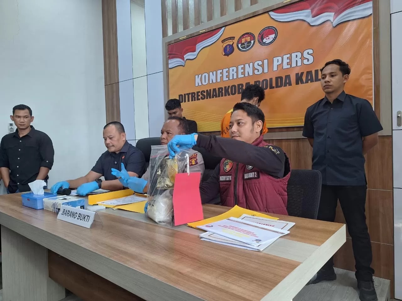 PENGUNGAKAPAN: Selama kurun waktu 11 bulan, ribuan tersangka diamankan karena narkoba di Kaltim.