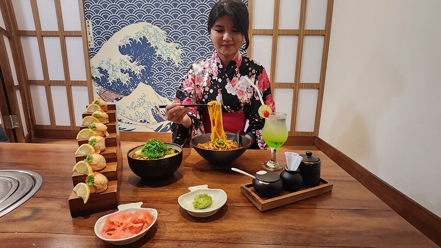 OTENTIK: Semua menu yang disuguhkan Sushi Ten Blue Sky Hotel Balikpapan menawarkan cita rasa seperti Negara asalnya.