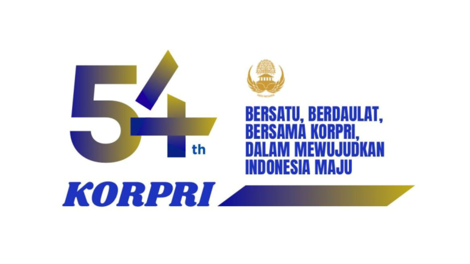 Logo dan tema HUT Korpri 2025.