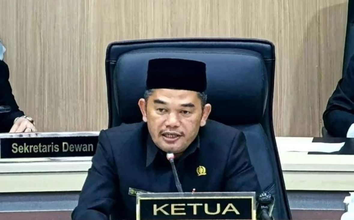 Ketua DPRD Kaltim Hasanuddin Masud, saat ditemui.