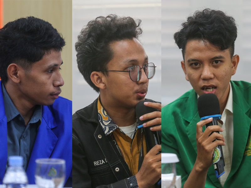 Rikardus Riwu Tukan, Reza Dwi Saputra, dan Muhammad Hanif Ansyari