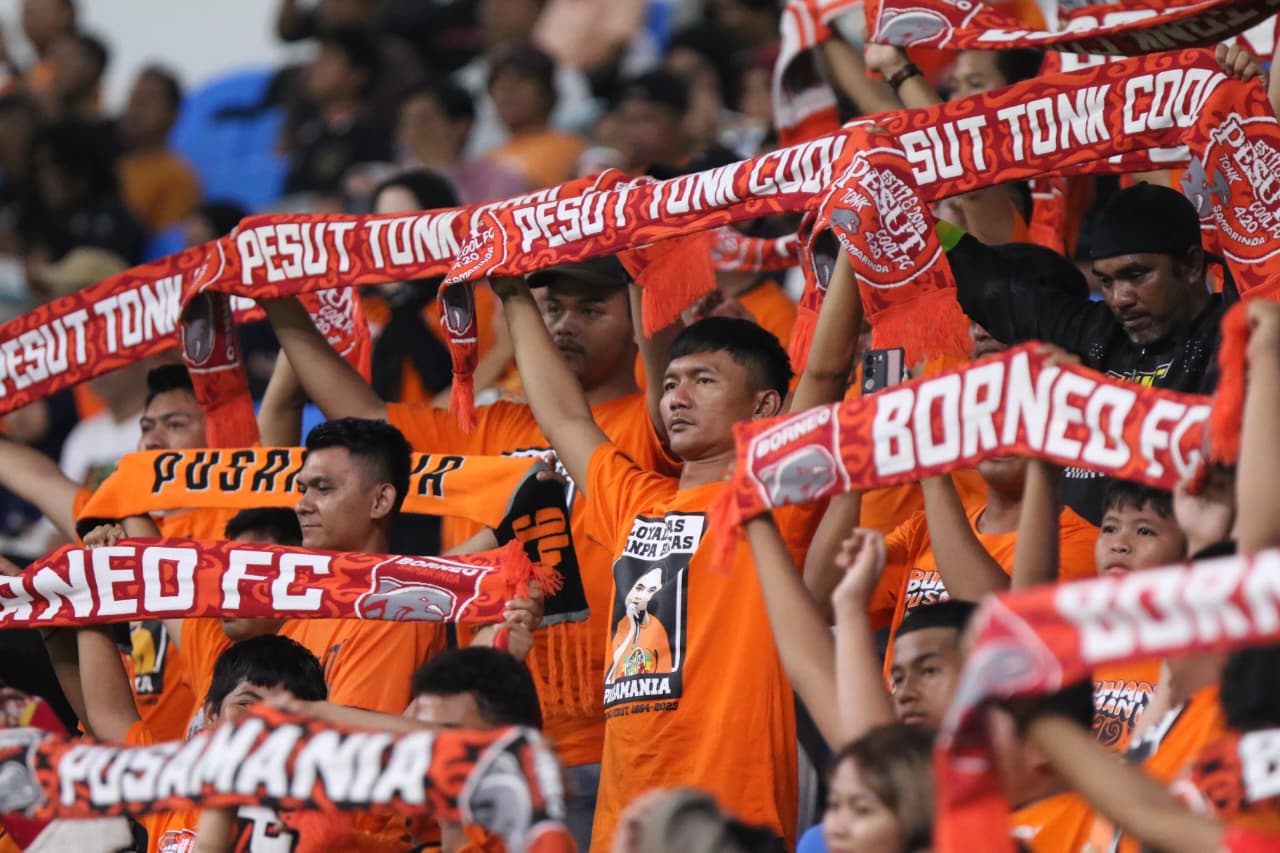 Pusamania menjadi kekuatan tambahan bagi Borneo FC saat menghadapi lawan di Stadion Segiri Samarinda.