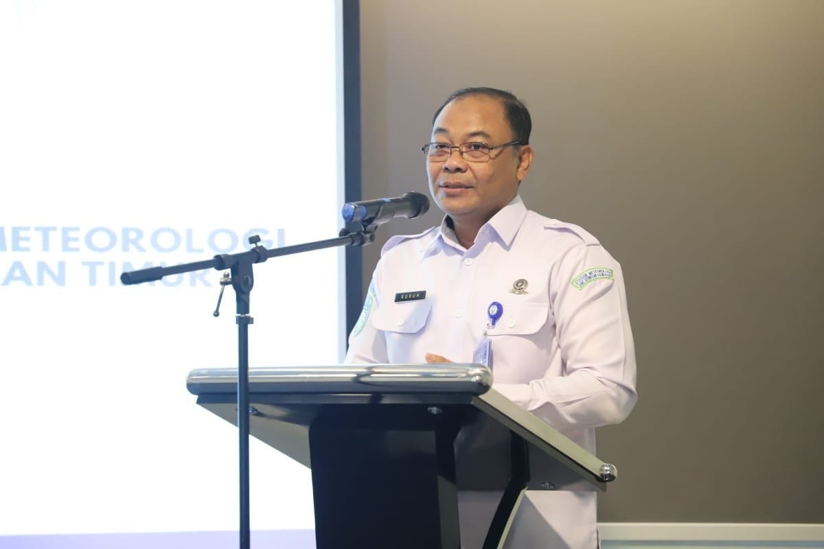 Kepala Stasiun Meteorologi Kelas I SAMS Sepinggan Balikpapan Kukuh Ribudiyanto.
