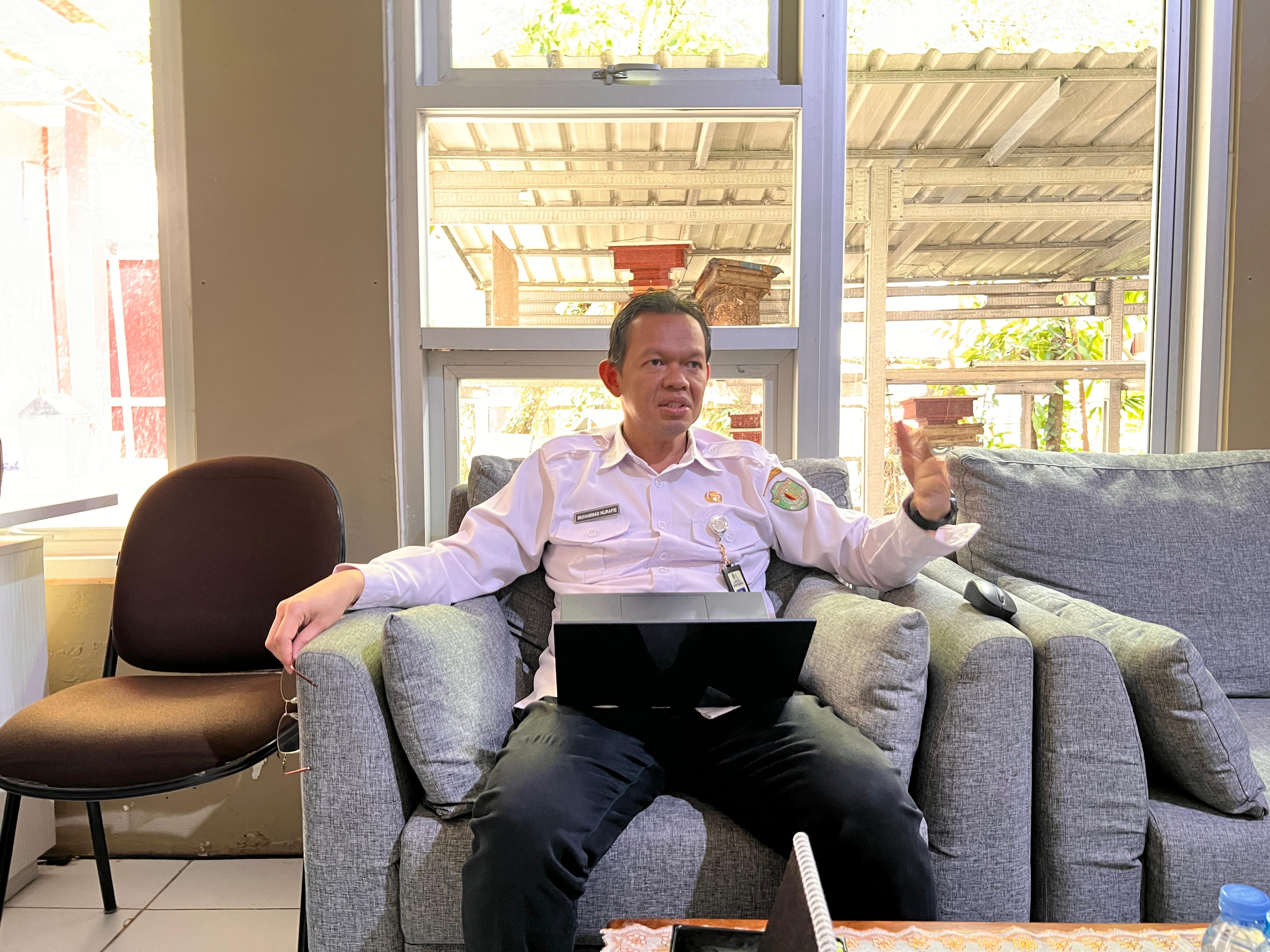 Kepala UPTD KPHP Kendilo Dinas Kehutanan Kaltim, Muhammad Hijrafie.  &nbsp;