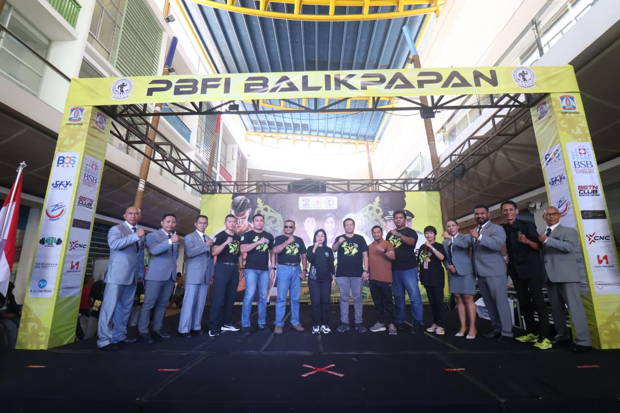 KOMPETITIF: Balikpapan Open Body Fitness 2025 berlangsung kompetitif di Balikpapan Ocean Square (BOS) Mall.