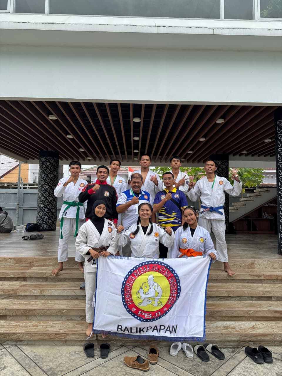 LAMPAUI TARGET : Jujitsu Balikpapan boyong empat emas pada Babak Kualifikasi (BK) Porprov 2025 di Bontang.
