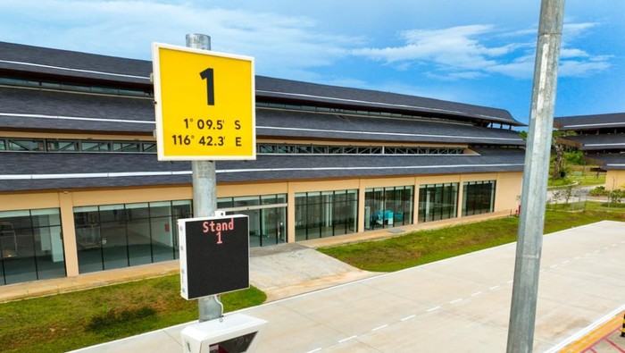Sudut lain Bandara IKN menuju bandara umum.