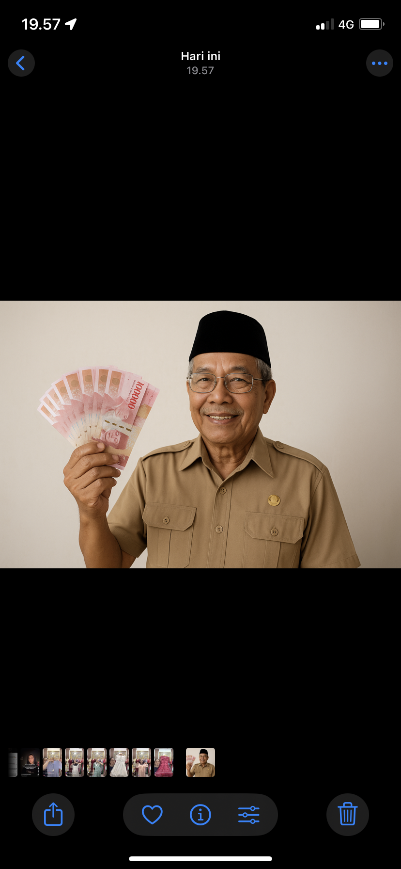 Ilustrasi gaji pensiunan PNS.