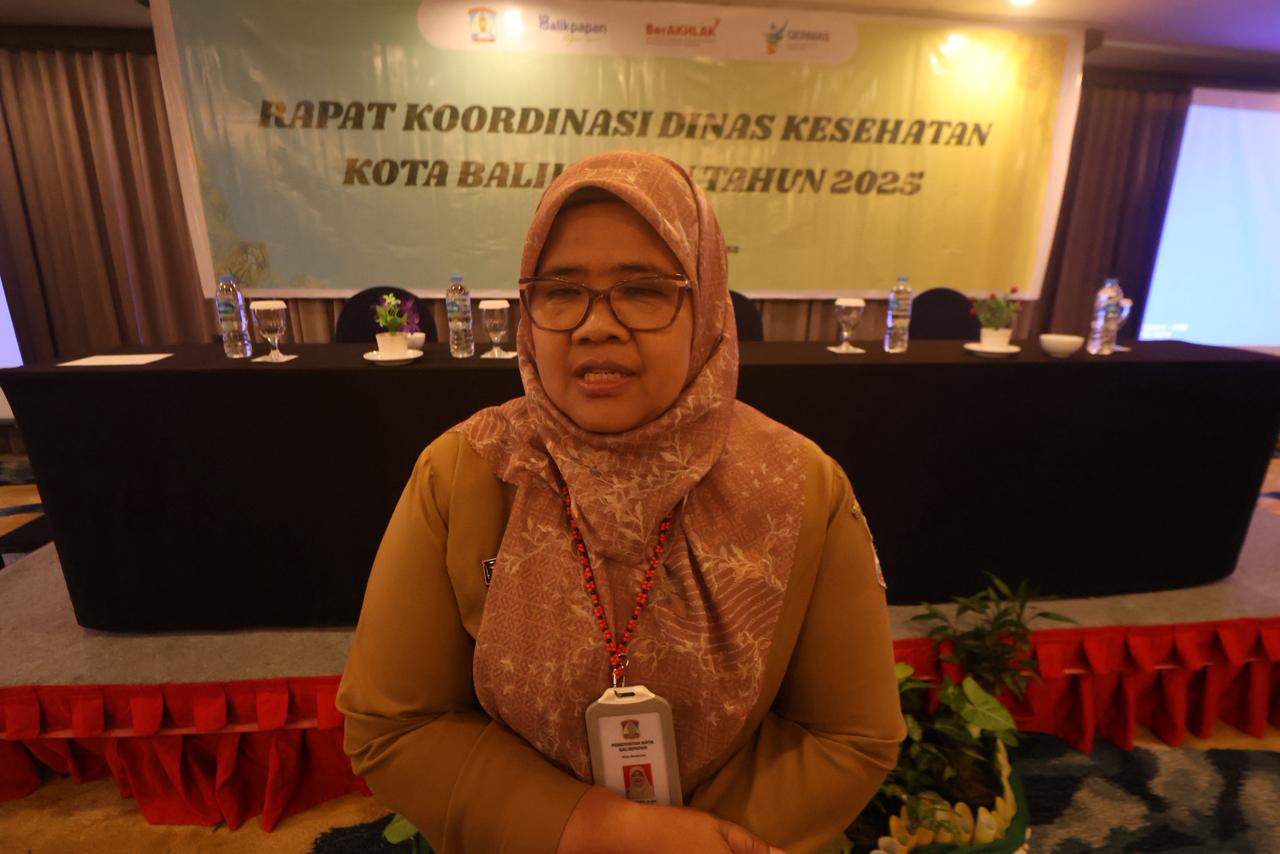 Rapat koordinasi Dinas Kesehatan Kota Balikpapan, Selasa (16/8).