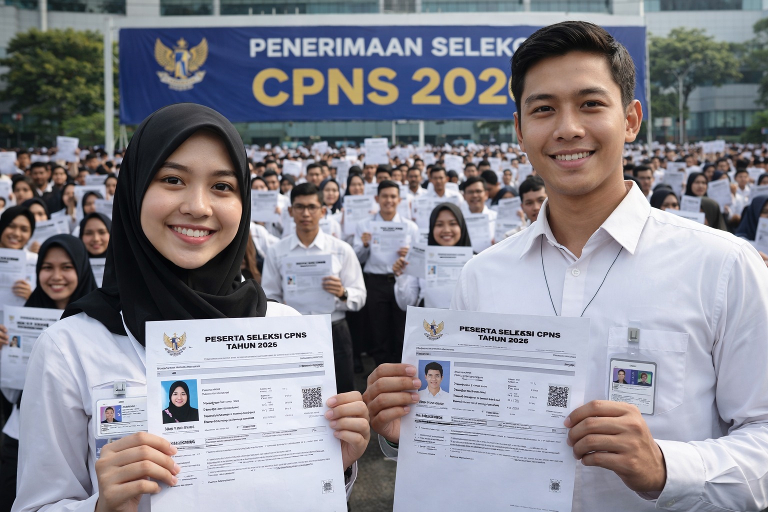 Ilustri penerimaan seleksi CPNS Tahun 2026.