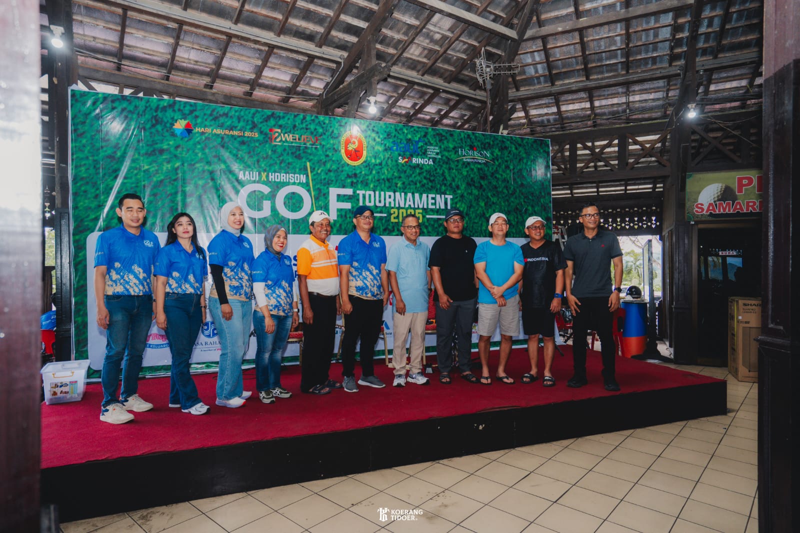 Asosiasi Asuransi Umum Indonesia Cabang Samarinda bersama Hotel Horison Samarinda menggelar Turnamen Golf AAUI&ndash;Horison 2025 di Lapangan Golf Tanah Merah, Samarinda, Minggu (14/12).