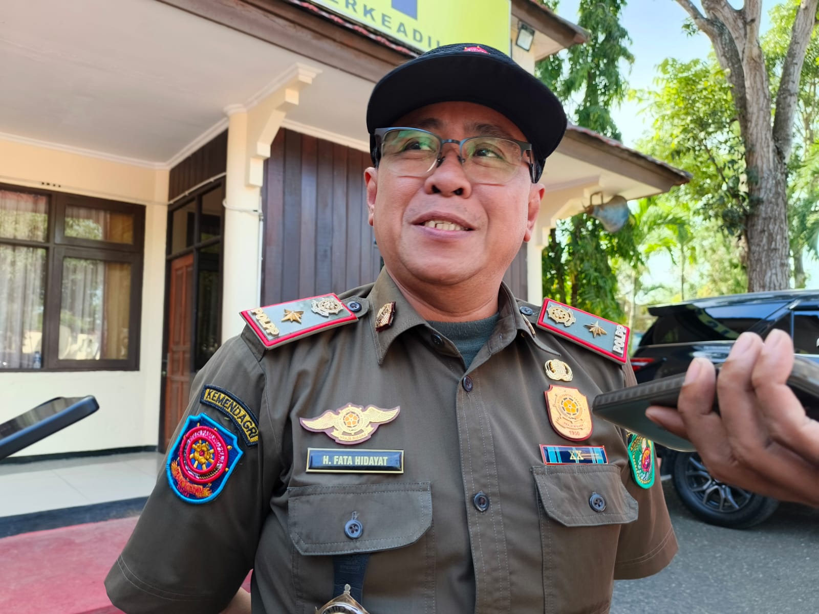 Kasat Satpol PP Kutim, Fatah Hidayat. (Jufriadi/KP).