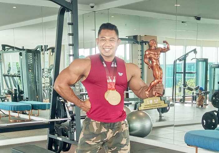 Achmad Dhuha, gym instructor FUGO Hotel Samarinda.