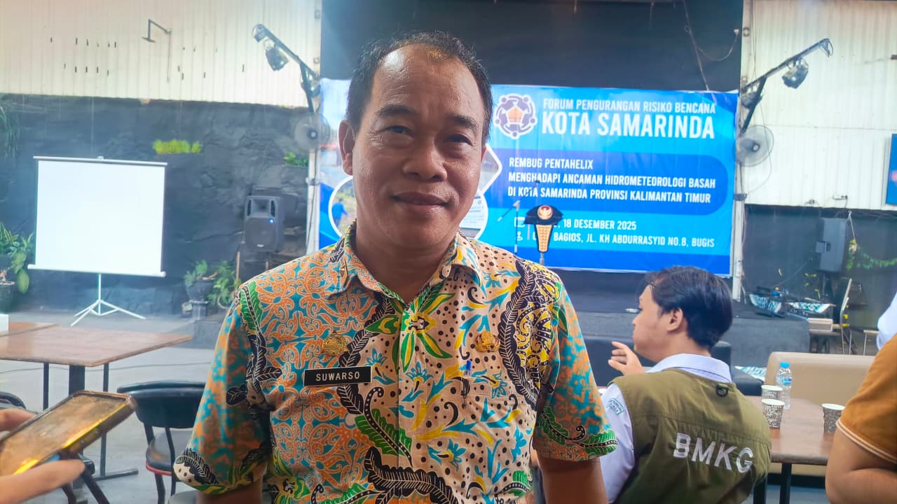 Kepala BPBD Kota Samarinda, Suwarso.  &nbsp;