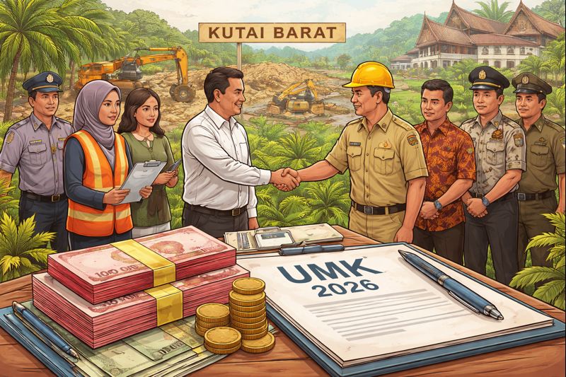 Ilustrasi penetapan UMK Kutai Barat