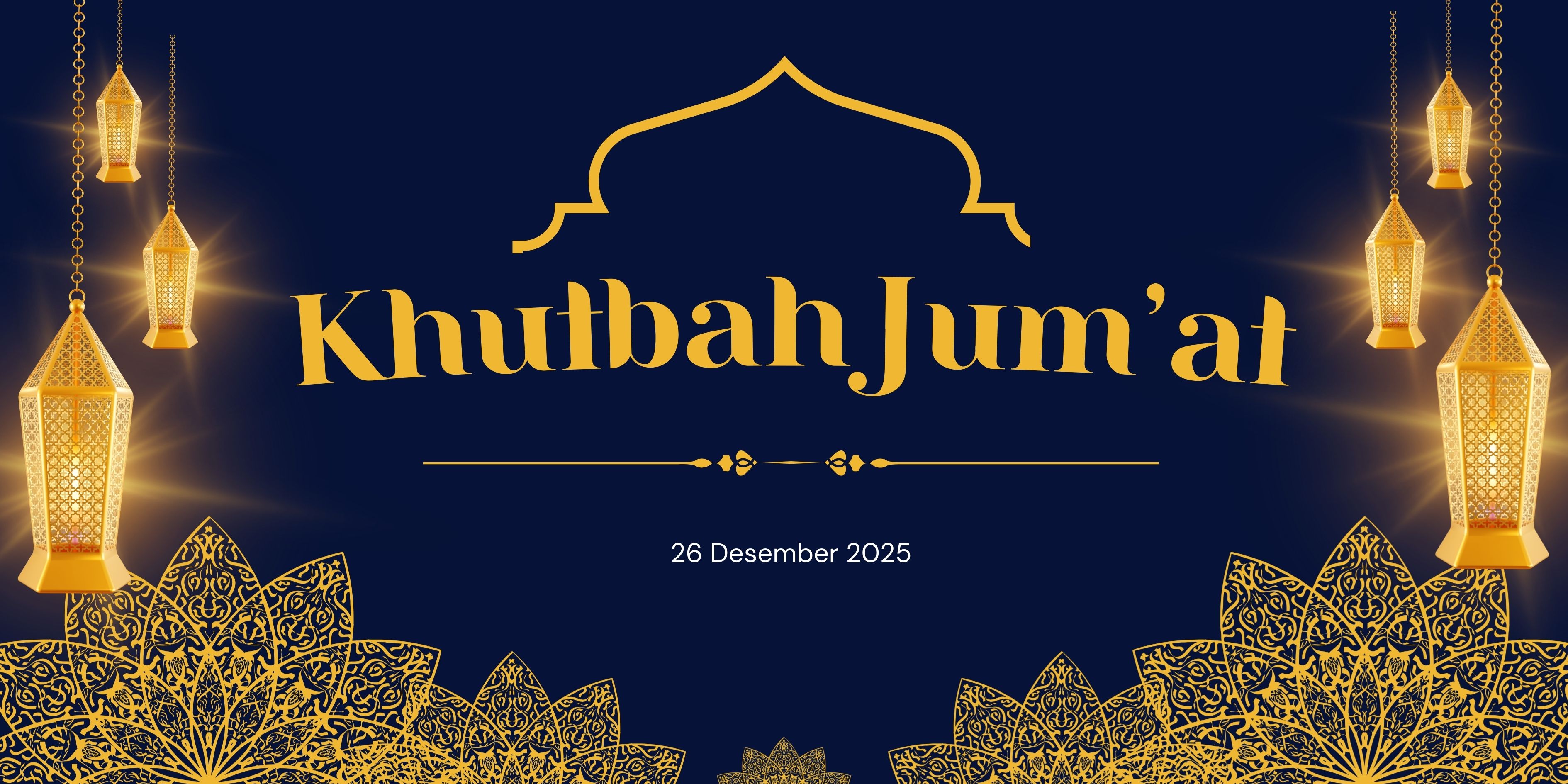 Naskah khutbah Jumat 26 Desember 2025.