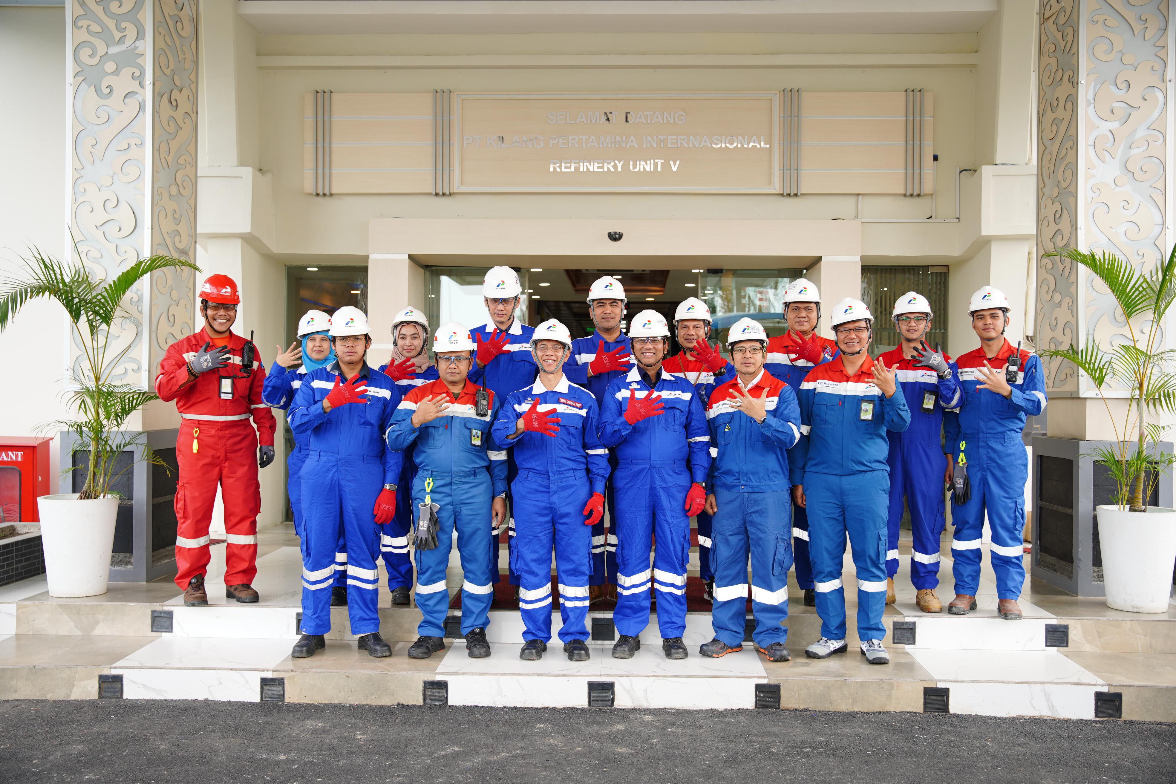 Manajemen Pertamina saat menerima kunjungan Komite BPH Migas di Kantor Besar PT KPI Unit Balikpapan.