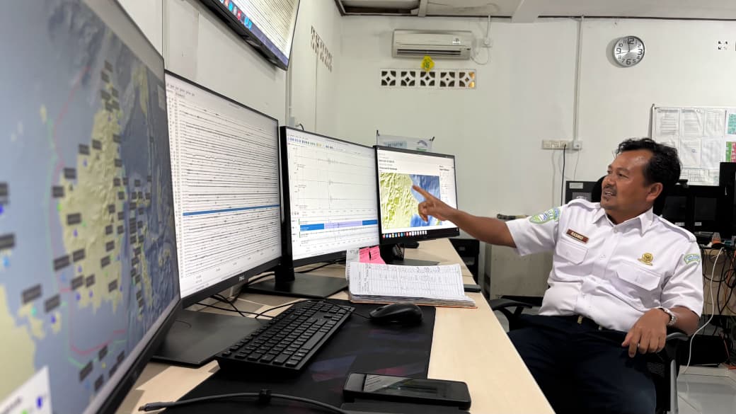 Kepala Stasiun Geofisika Balikpapan Rasmid