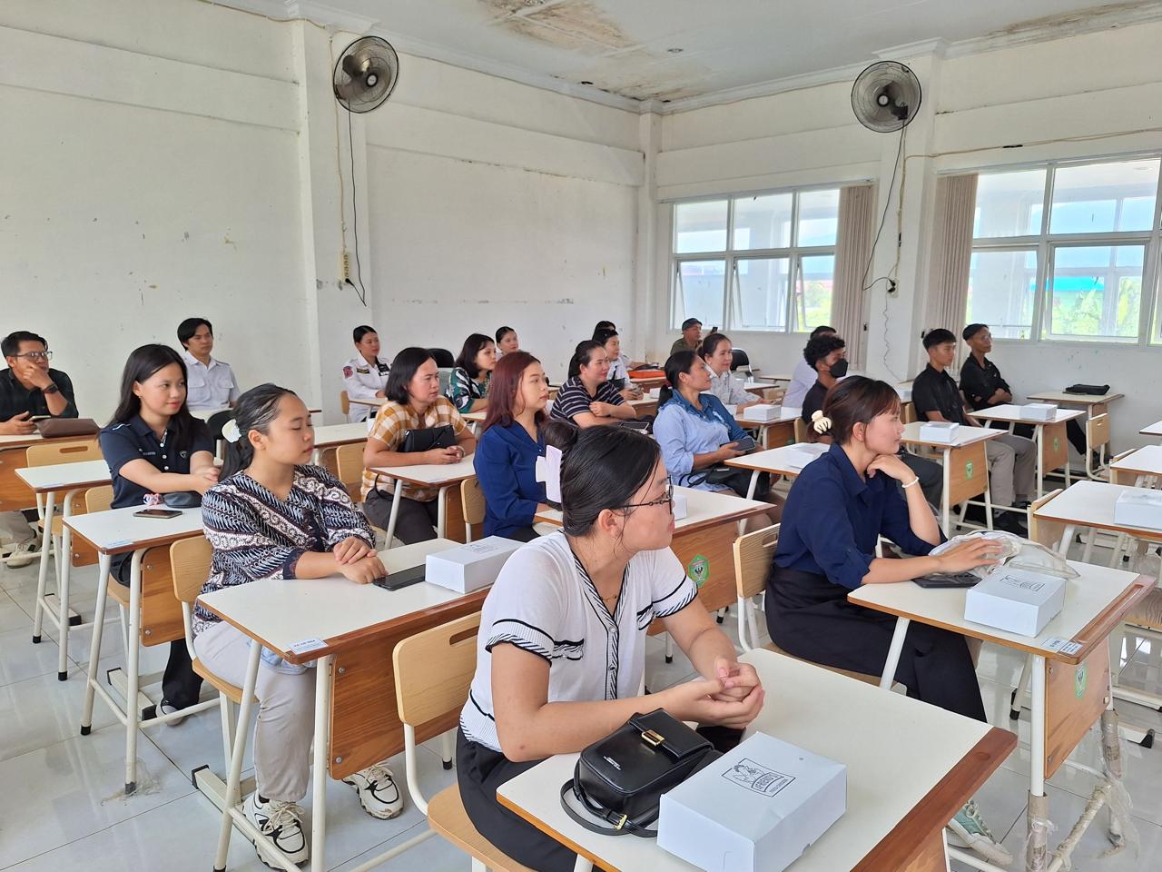 SELEKSI: Pelaksanaan seleksi beasiswa melalui ujian universitas kerja sama dengan Disdikbud Mahulu beberapa waktu lalu.