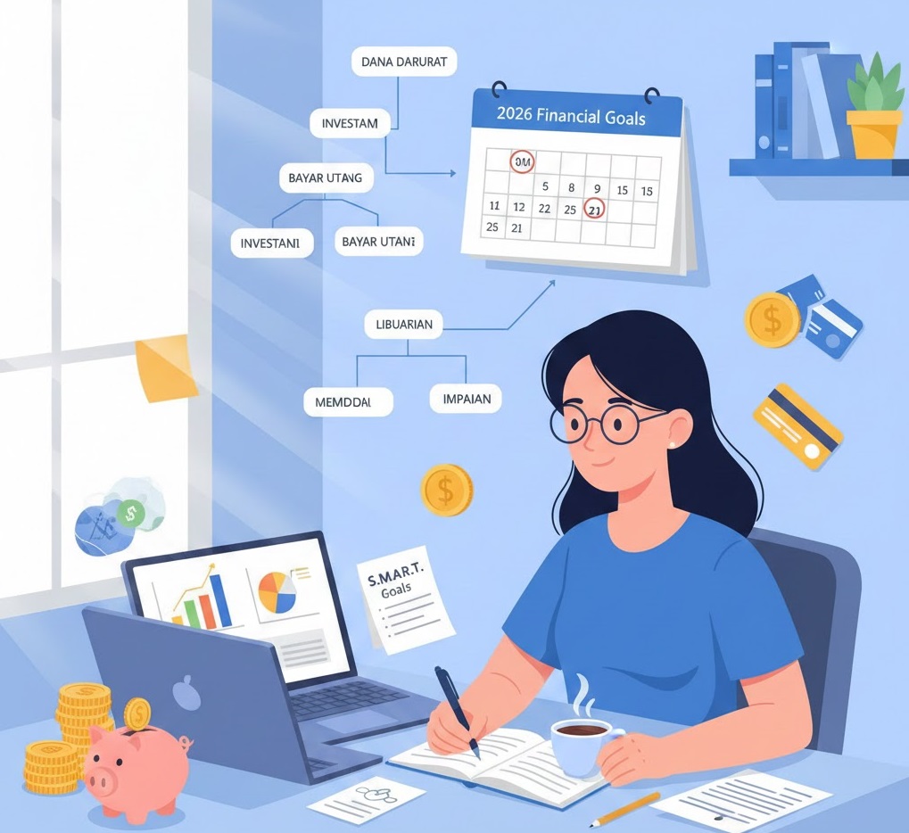 Ilustrasi finansial awal 2026