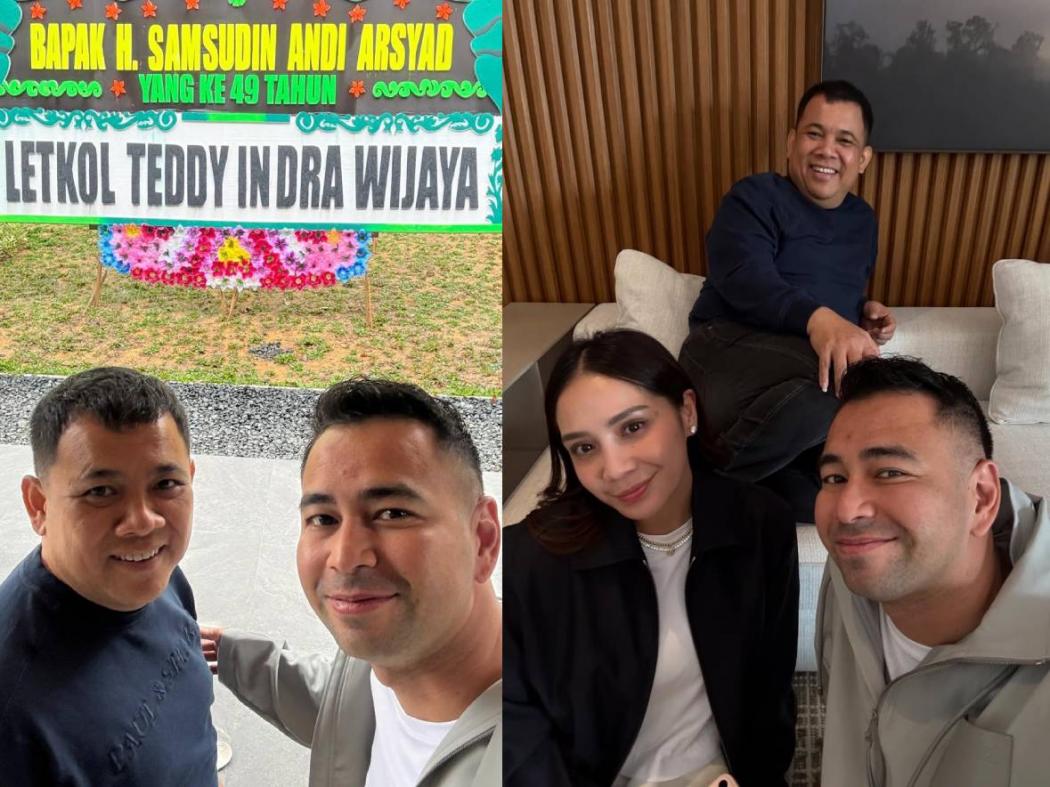 KRITIK: Foto Raffi Ahmad dengan H. Isam yang menuai kritik warganet.