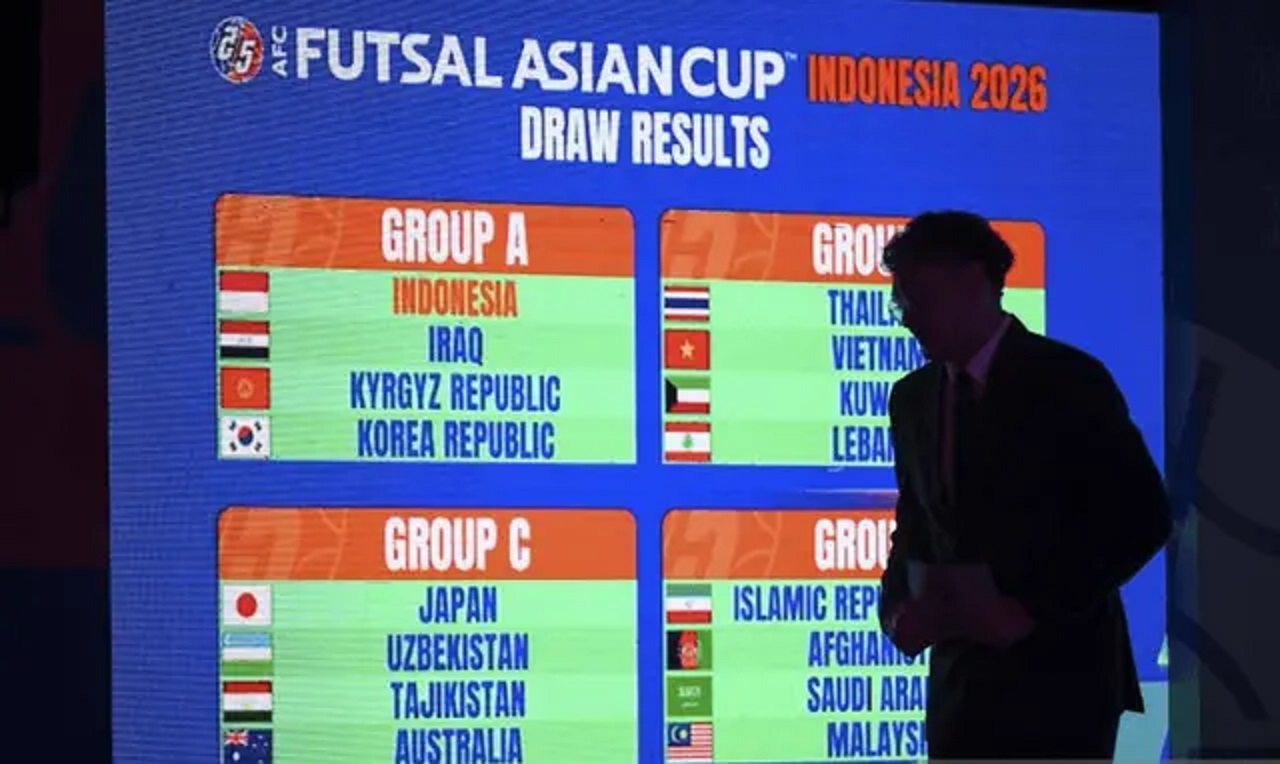 ASIAN CUP: Timnas futsal Indonesia sebagai tim tuan rumah masuk dalam Grup A AFC Futsal Asian Cup 2026 bertemu dengan Irak, Kirgistan, dan Korea Selatan.