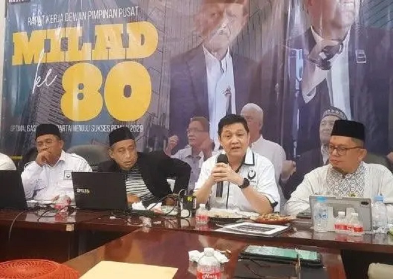 MASYUMI: Ketua Umum Partai Masyumi, Ahmad Yani dalam sebuah kegiatan.