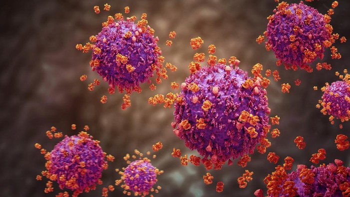 Ilustrasi virus.