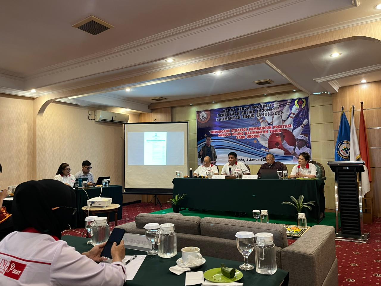 Rakerprov PBI Kaltim berlangsung di Hotel Grand Jamrud Samarinda, Ahad (4/1/2026).