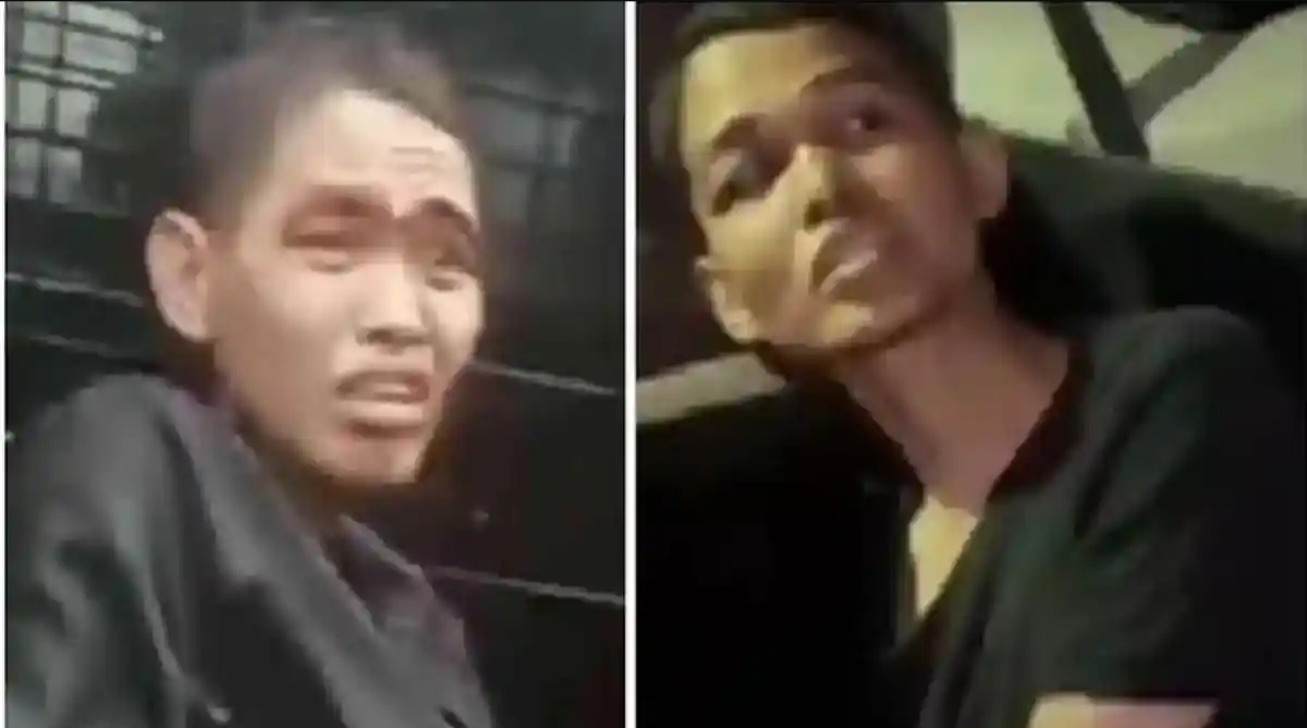 HA, pelaku pembunuh alat politikus PKS di Cilegon saat diamankan aparat kepolisian. (FOTO: IST)