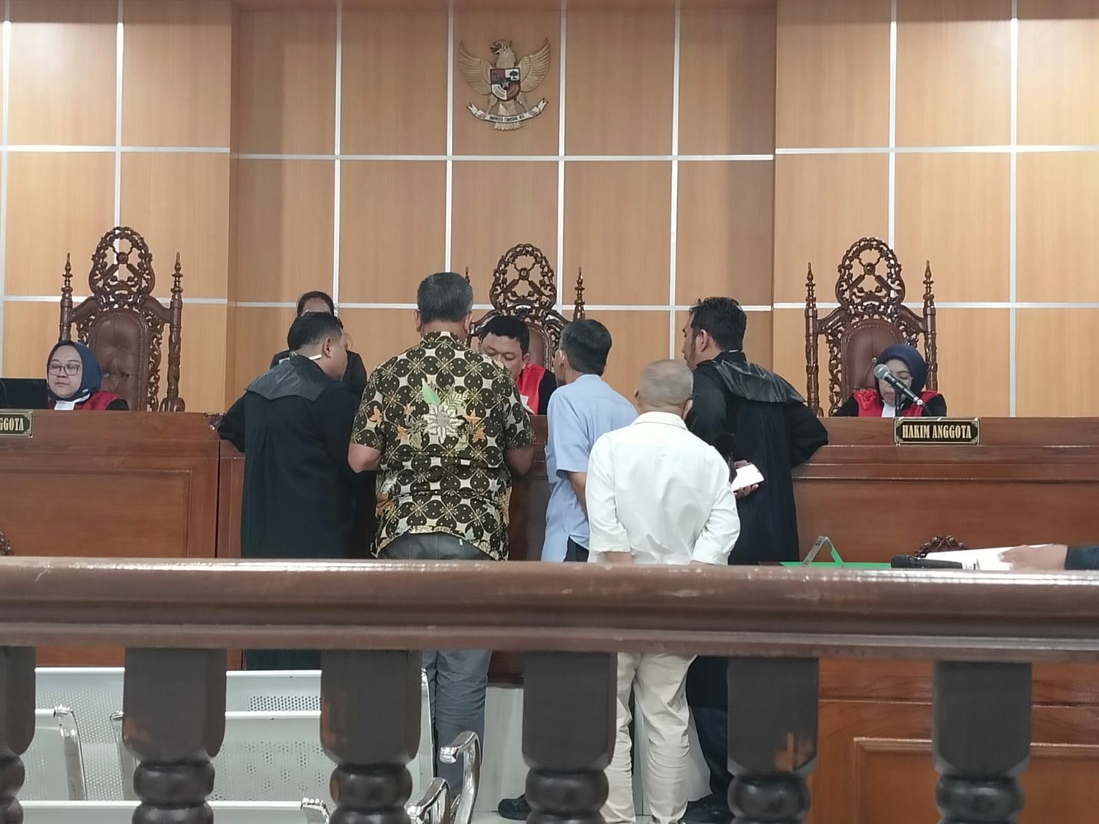 Sidang korupsi dana Jamrek CV Arjuna di Pengadilan Tipikor Samarinda, Senin (5/1/2026). (Bayu/KP)
