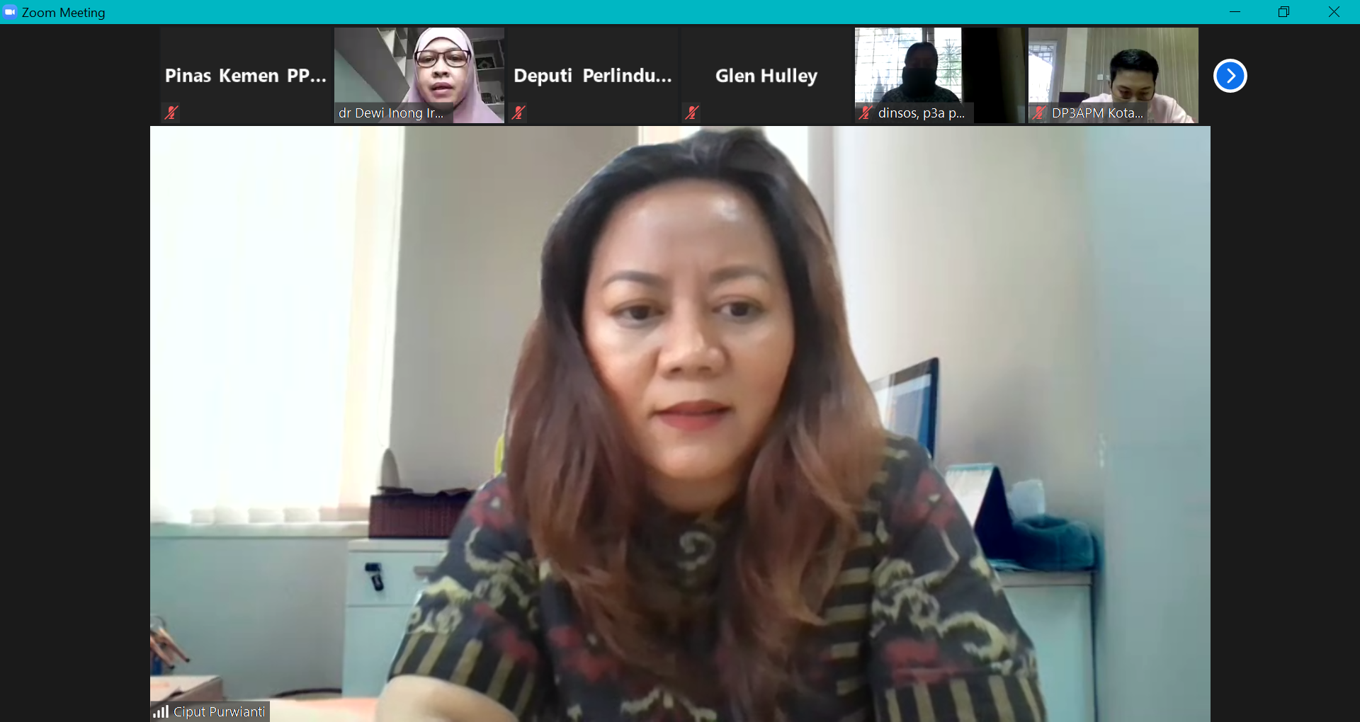 Asisten Deputi Pelayanan Anak yang Memerlukan Perlindungan Khusus KPPPA, Ciput Eka Purwianti.