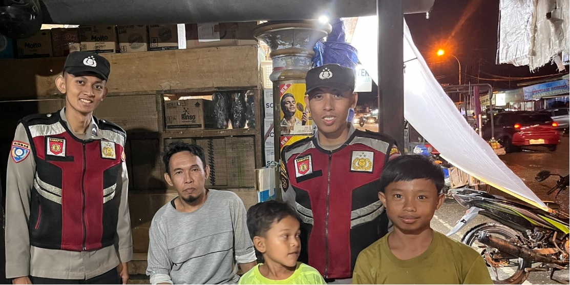 DIALOGIS: Polsek Penajam, Polres PPU menggencarkan patroli dialogis di wilayah kerja.
