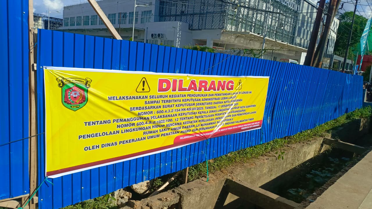 PEMERIKSAAN: Pematangan lahan rencana pembangunan RSUD AMS II di Jalan Wahid Hasyim I, Samarinda Utara, saat ini tengah diperiksa Inspektorat Samarinda terkait penerbitan SK izin pematangan lahan.