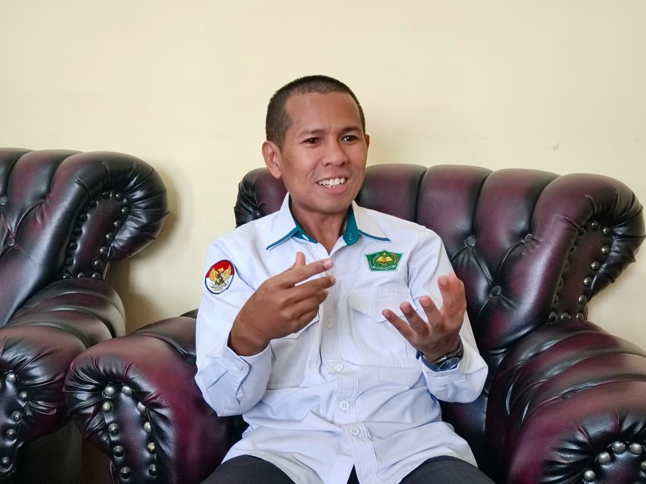 Kepala Kemenag Kutim, Ahmad Barkati.   &nbsp;