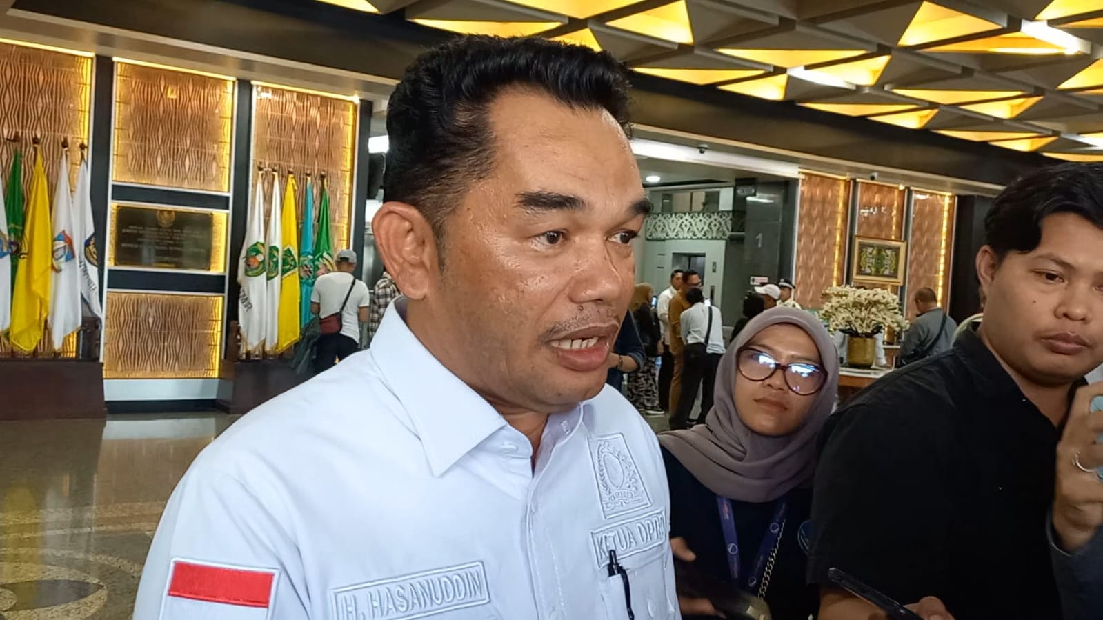 Ketua DPRD Kaltim Hasanuddin Mas&rsquo;ud. (FOTO/EKO PRALISTIO)