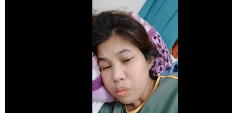 Lanti, TKW asal Indonesia yang terjebak di Hongkong dan tidak bisa pulang karena kendala sakit dan dokumen. (Foto ist)