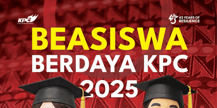 Poster Pendaftaran Beasiswa Berdaya KPC 2025