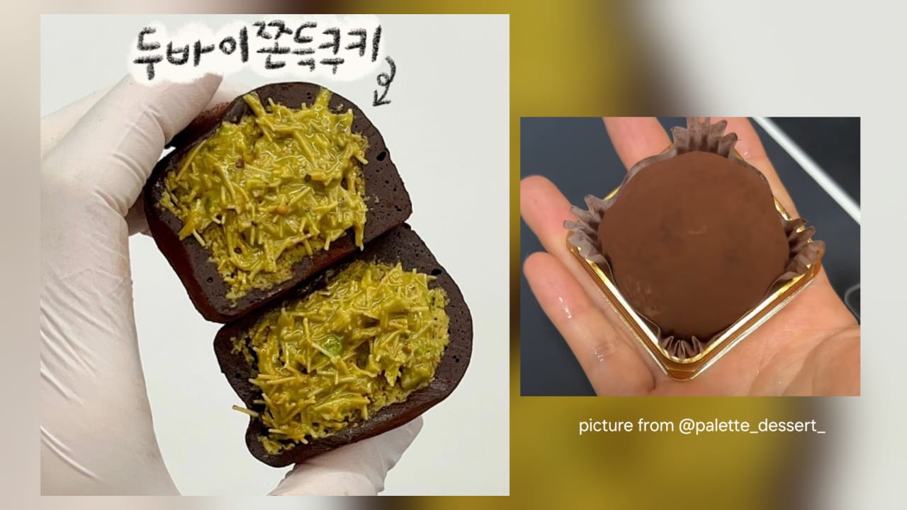 Dubai Chewy Cookie, dessert viral Korea Selatan.