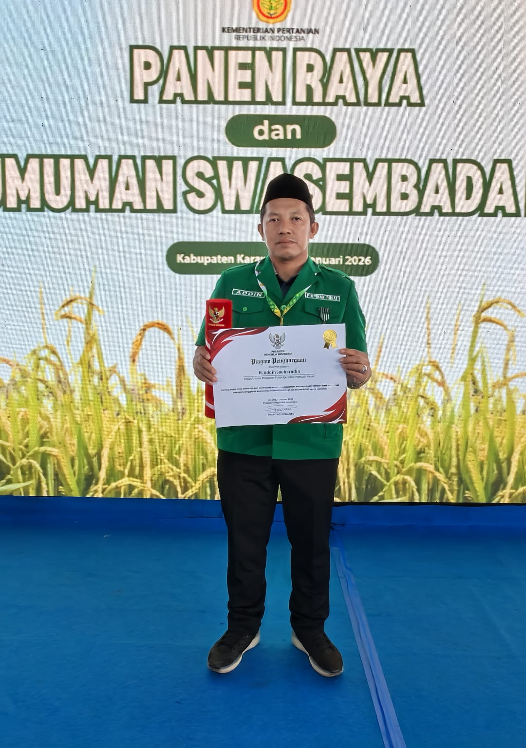 Ketua Umum Pimpinan Pusat GP Ansor, H. Addin Jauharudin.