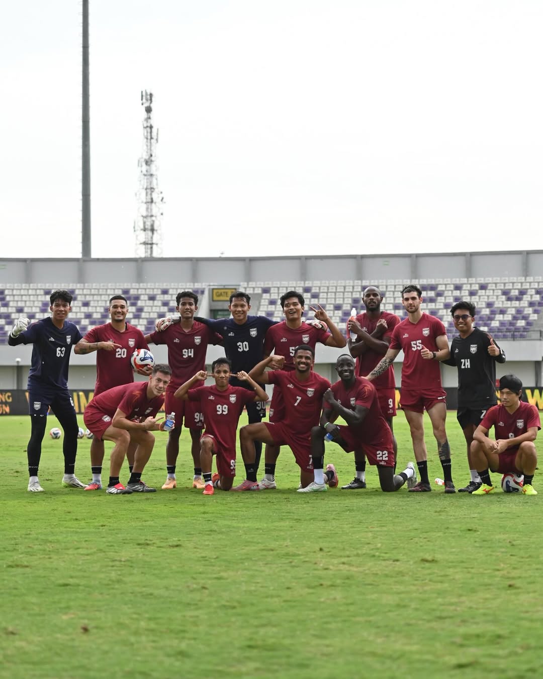 Skuad Borneo FC wajib meraih poin sempurna saat bentrok Persita Tangerang di Indomilk Arena, Jumat (9/1) sore ini. (BORNEO FC MEDIA)